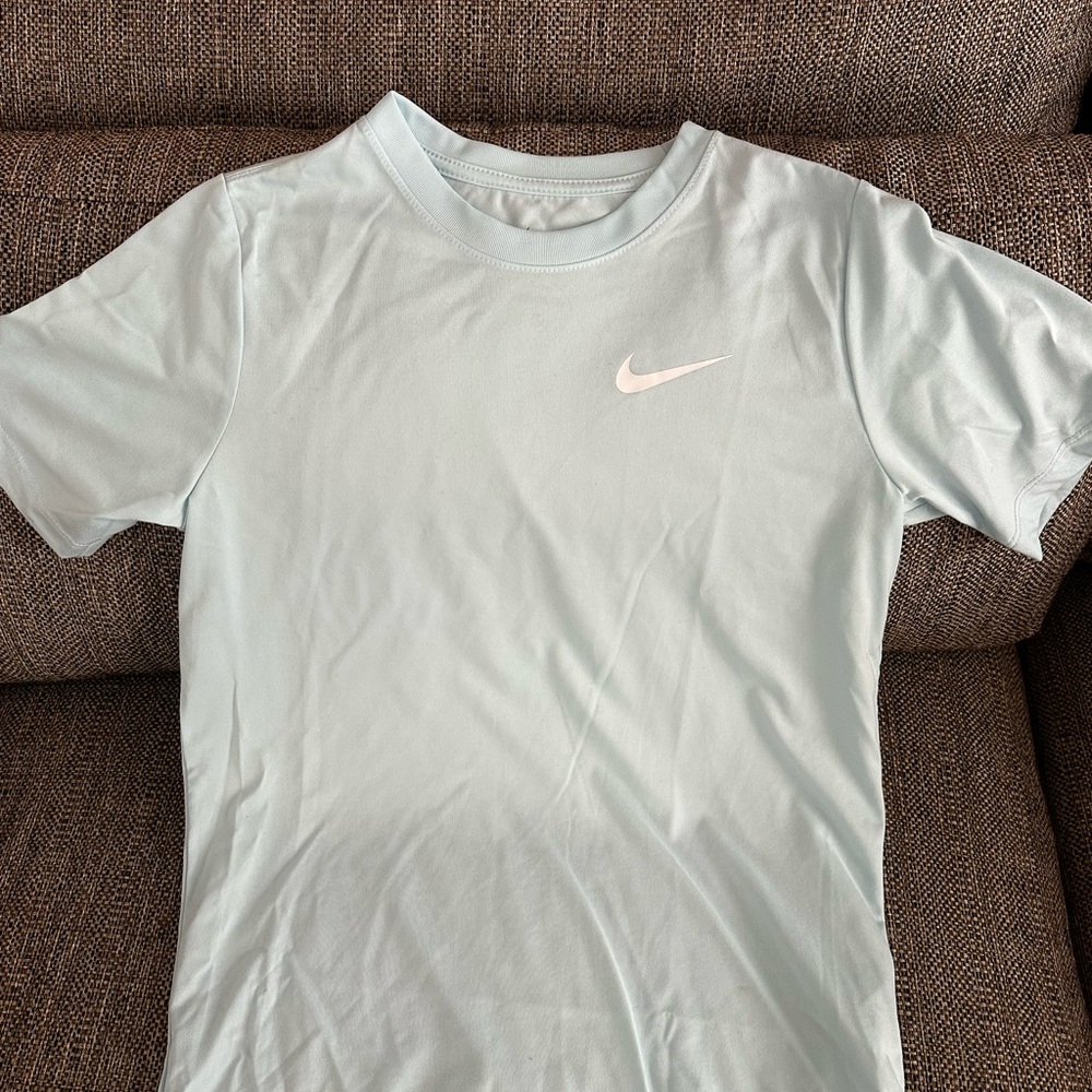 Nike Kids Light Blue Dri Fit T-shirt